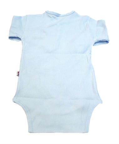 Sema Baby Uzun Kol Kaşkorse Badi (Body) - Mavi  12-18 Ay