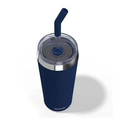 Sigg 6015.80 Helia 0,60LT Çelik Termos, Koyu Mavi