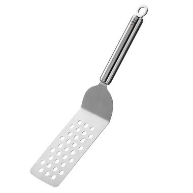 Rösle Spatula Açılı Paslanmaz Çelik Delikli 32 cm 12547