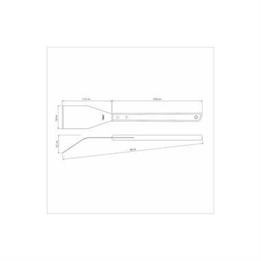 Tramontina 26441-100 48cm Barbekü Spatulası