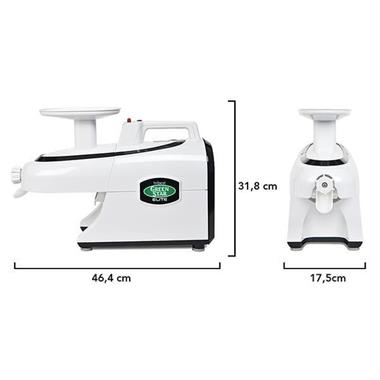 Tribest - Greenstar Elite Soğuk Sıkım Meyve Ve Sebze Sıkacağı - GSE-5000-F-Beyaz