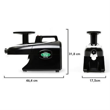 Tribest - Greenstar Elite Soğuk Sıkım Meyve Ve Sebze Sıkacağı - GSE-5010-F-Siyah