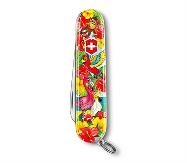 ​Victorinox 0.2373.E3 My First Victorinox Papağan Desenli Çakı ve Boyama Kitabı
