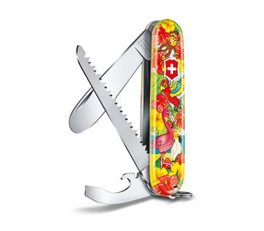 ​Victorinox 0.2373.E3 My First Victorinox Papağan Desenli Çakı ve Boyama Kitabı