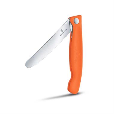 Victorinox 6.7839.FC1 Swiss Classic 11cm Katlanır Piknik Bıçağı, Turuncu