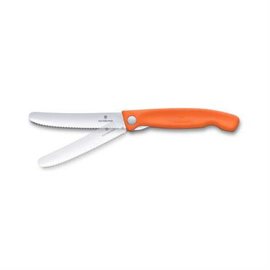 Victorinox 6.7839.FC1 Swiss Classic 11cm Katlanır Piknik Bıçağı, Turuncu