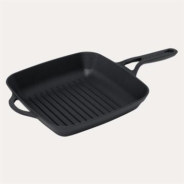 Pot Art, Kare Izgara Tava, 26 Cm, Mat Siyah