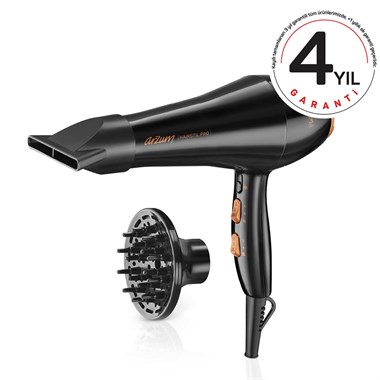 AR5009 Hairstil Pro Profesyonel Saç Kurutma Makinesi - Siyah