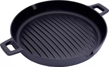 Sürel 30 cm Bombe Çift Kulplu Tava Mat Siyah