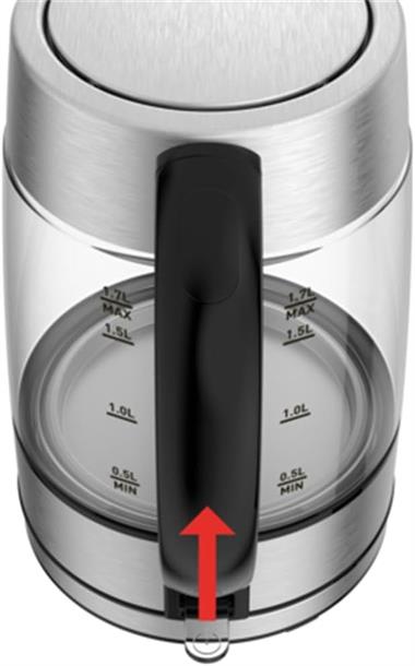 TEFAL IŞIKLI CAM KETTLE 1,7 lt.