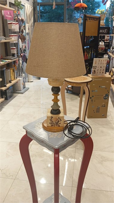 El boya abajur keten şapka 53cm