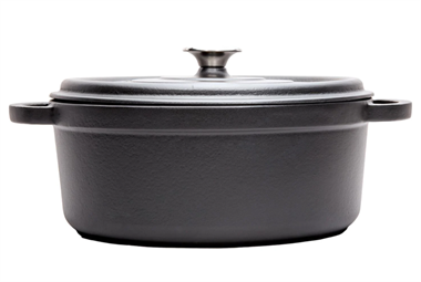 Sürel 32 cm Yuvarlak Tencere Mat Siyah