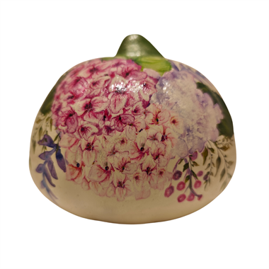 Seramik beyaz gülen surat kabak