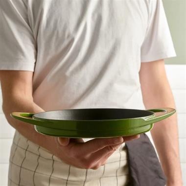 Sürel 22 cm Yuvarlak Düz Sahan Parlak Yeşil