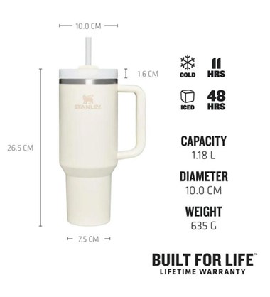 Stanley Quencher H2.O FlowState™ Tumbler Pipetli Termos | 1.18L