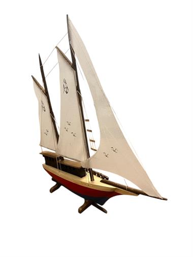 AHŞAP EL YAPIMI YELKENLİ TEKNE