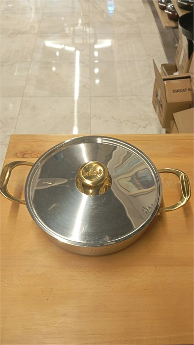 Brillant 24cm İnox Basık Tencere