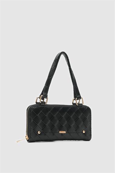 OLLBAG Klosa Siyah Renk Çapraz Çanta Cüzdan