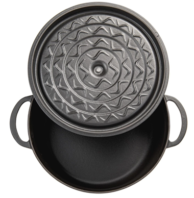 Sürel 32 cm Yuvarlak Tencere Mat Siyah