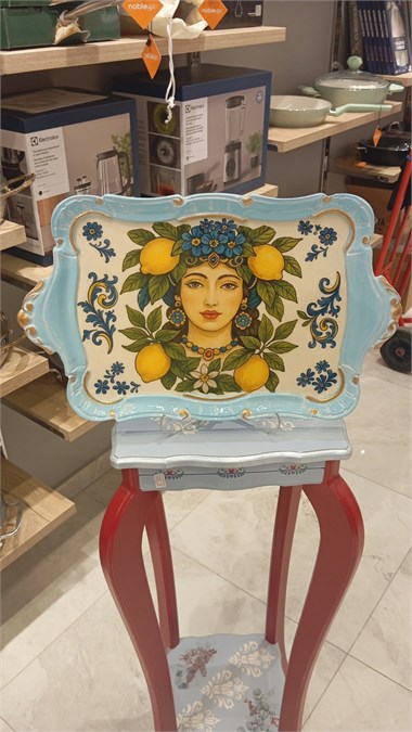 El boyama ahşap obje 41*25