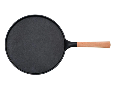 Noble life Döküm Granit Krep Tavası 28cm Ahşap Saplı