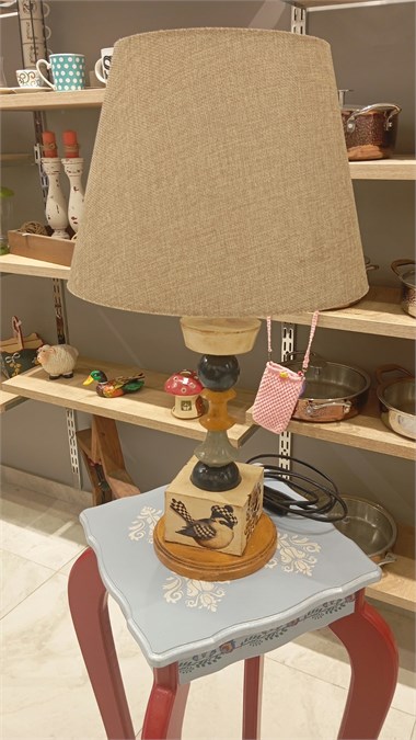El boya abajur keten şapka 53cm