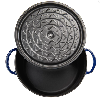 Sürel 32 cm Yuvarlak Tencere Parlak Koyu Mavi