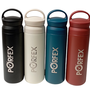 PORFEX 2350 MAT KIRMIZI ÇELİK TERMOS