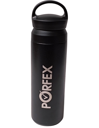 PORFEX 2350 MAT SİYAH ÇELİK TERMOS
