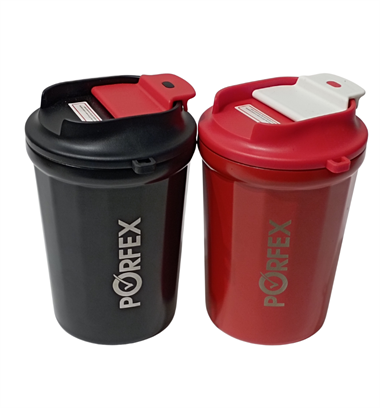 PORFEX 5357 MAT KIRMIZI ÇELİK TERMOS