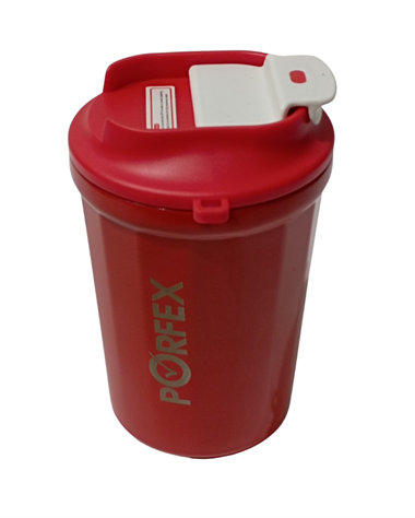 PORFEX 5357 MAT KIRMIZI ÇELİK TERMOS