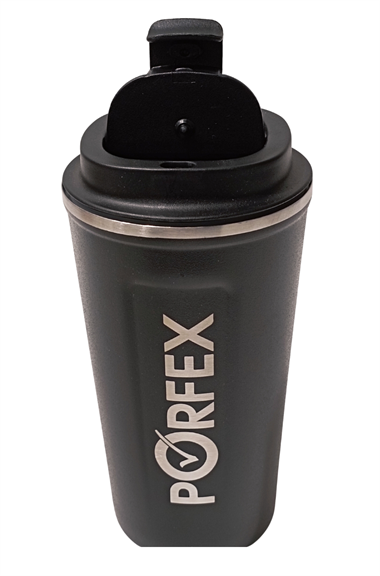 PORFEX 5553 SİYAH ÇELİK TERMOS