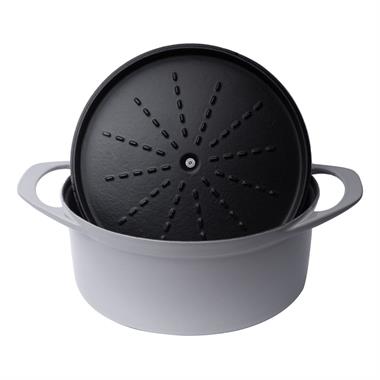 Pot Art, Derin Tencere, 28 Cm, Parlak Gri