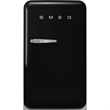 Smeg Fab10 Retmo Mini  Buzdolabı Siyah Sağ Menteşe