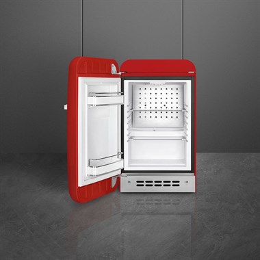 Smeg Fab5 Retmo Mini Buzdolabı Kırmızı Sol Menteşe