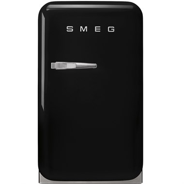 Smeg Fab5 Retmo Mini Buzdolabı Siyah Sağ Menteşe