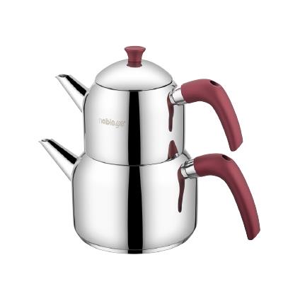 NBL AZUR ÇELİK ÇAYDANLIK BAKIR KULP