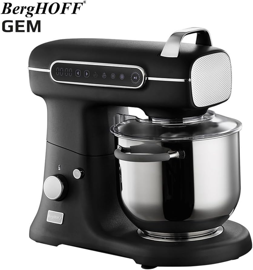Berghoff 7950012 Gem Retro 1500W 7 lt Hamur Yoğurma Makinesi Siyah
