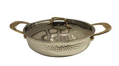 Copperson 26cm İNOX-BAKIR SAP İŞLEMELİ BASIK TENCERE