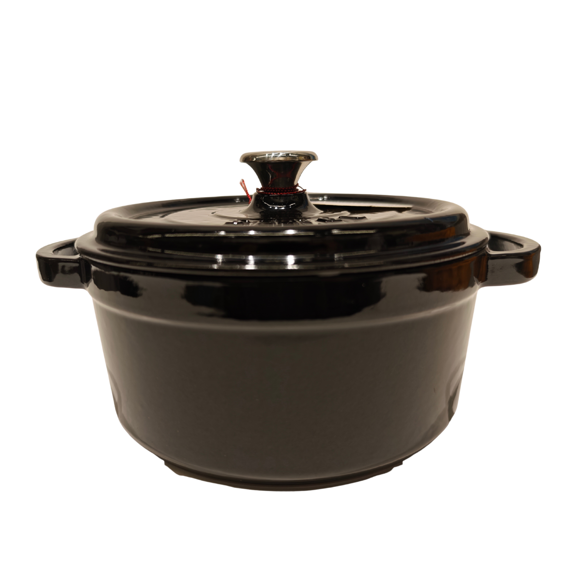 Sürel 20 cm Yuvarlak Tencere Parlak Siyah