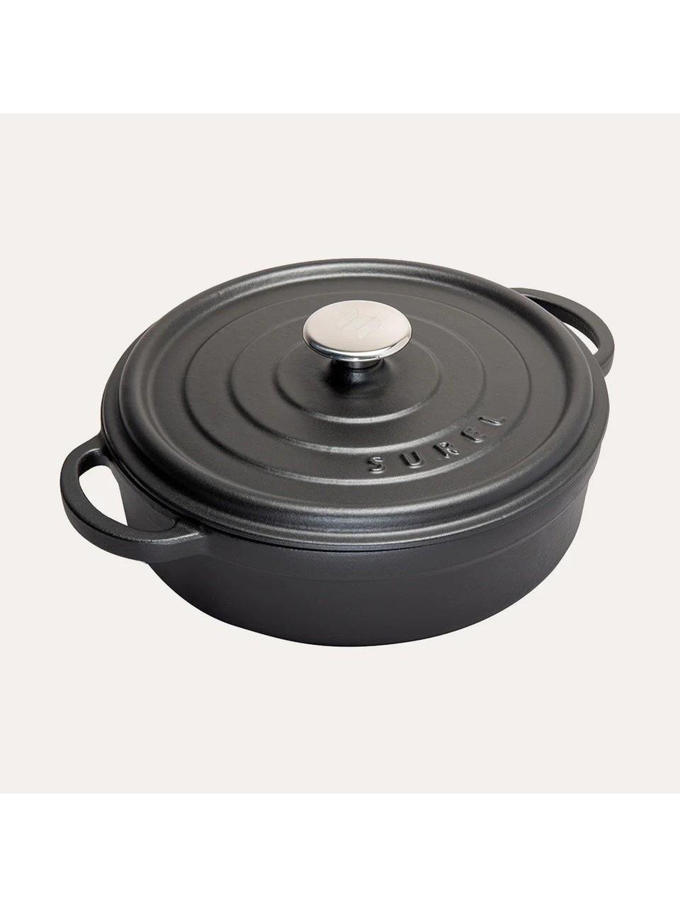 Sürel 24 cm Yuvarlak Tencere Mat Siyah