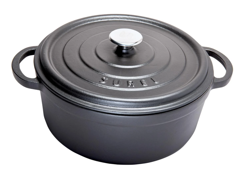 Sürel 32 cm Yuvarlak Tencere Mat Siyah
