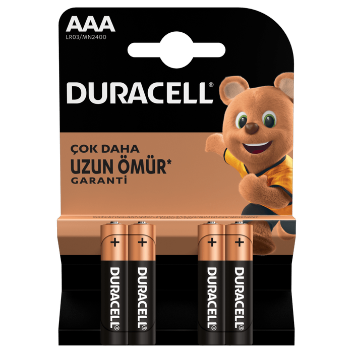 Duracell AAA İnce Pil 4'lü