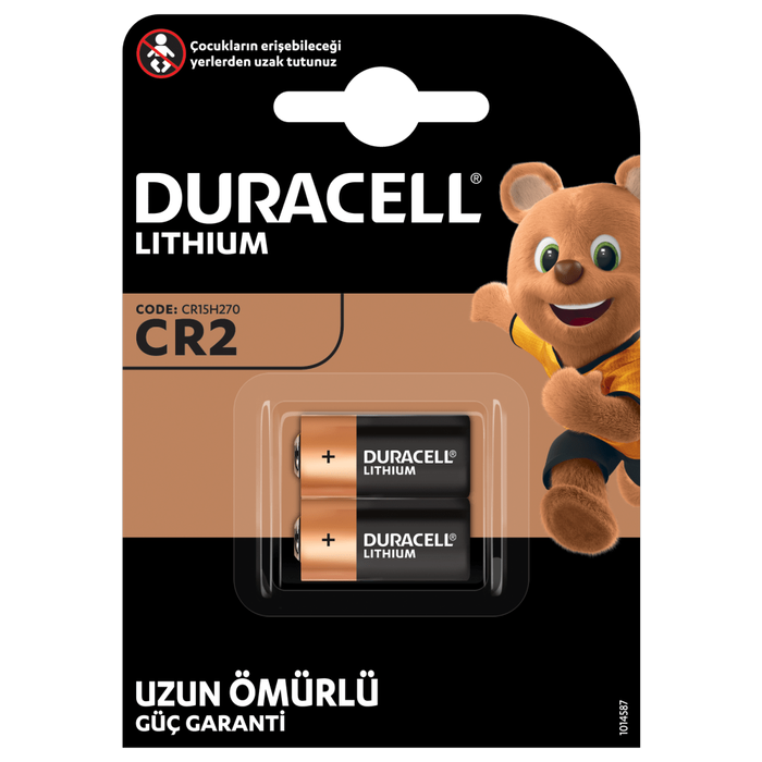 Duracell Cr2  3V Lithium Pil 2'li