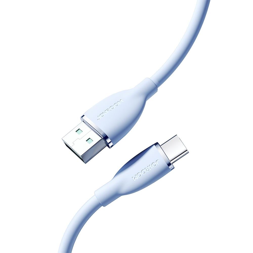 JOYROOM SA29-AC3 3A USB A-TYPE C 1.2M-BLUE