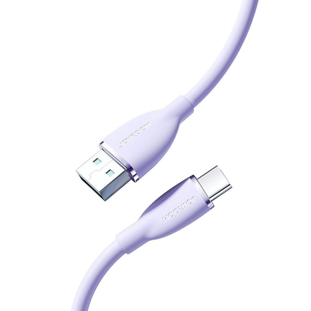 JOYROOM SA29-AC3 3A USB A-TYPE C 1.2M-PURPLE