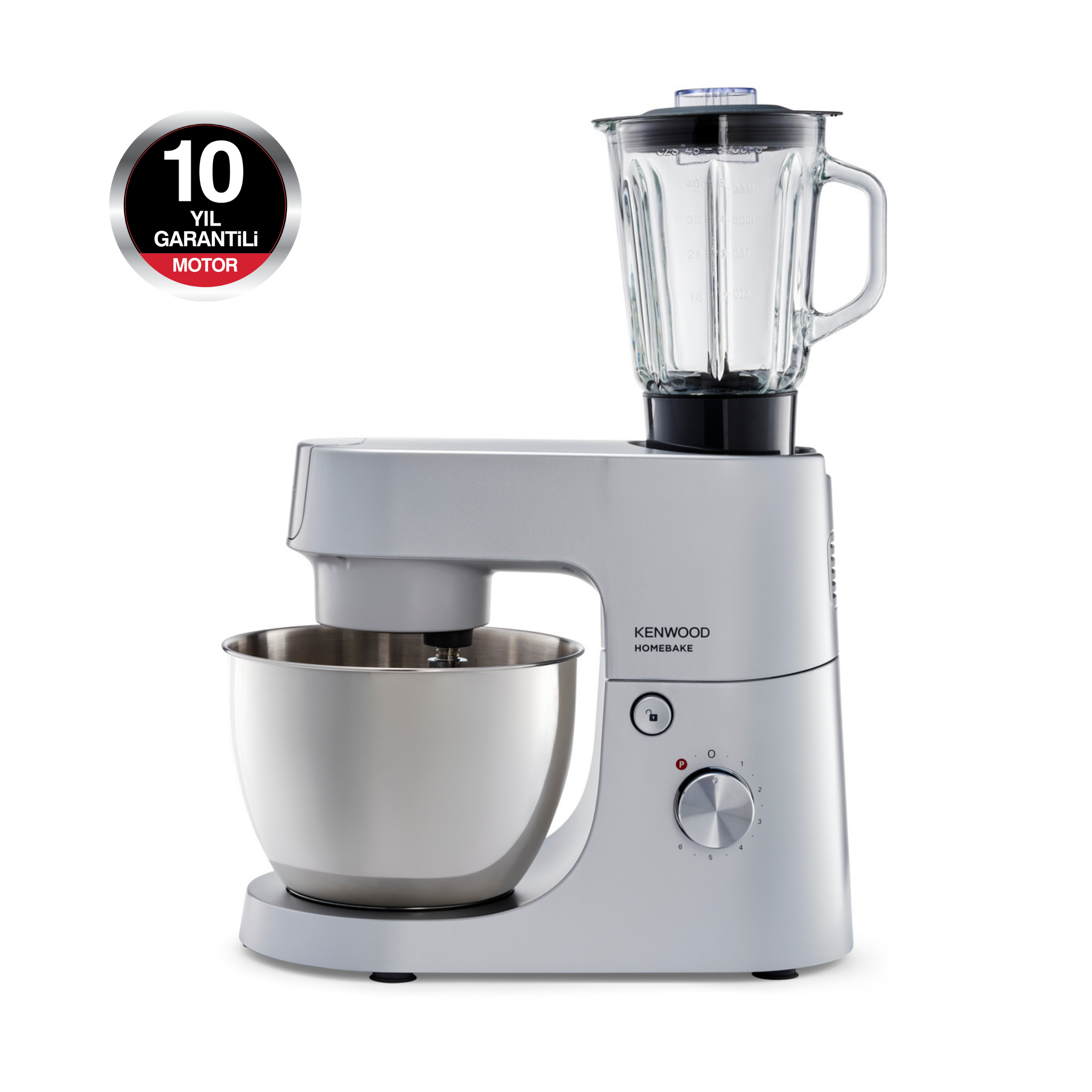 Kenwood Homebake Plus Mutfak Şefi 1400W 5 Lt Stand Mikser KHH01.120SI