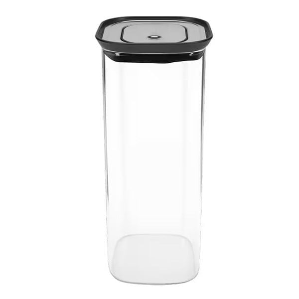 Lurch - 1,900 ml Borosilikat Cam Saklama Kabı, Paslanmaz Çelik Vakum Valfli Kapak - 240843