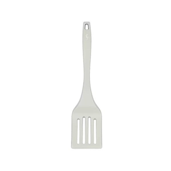 Lurch - Platin Silikon Delikli Spatula 32,5 cm Açık Gri - Yanmaz, Yapışmaz, Bükülmez, Çizmez, Tat ve Koku Bırakmaz - 240003