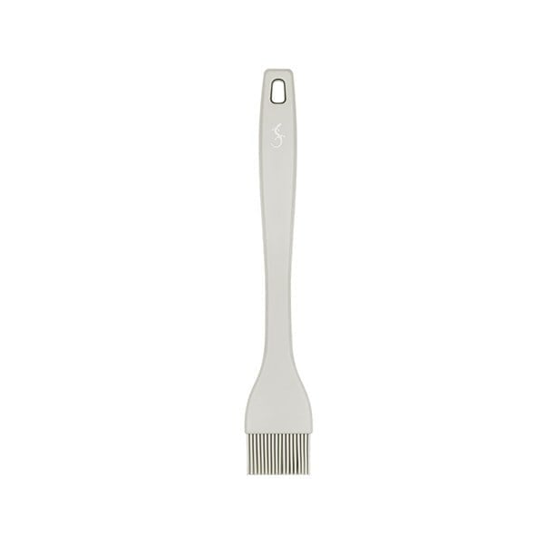 Lurch - Platin Silikon Pasta Fırçası  25,5 cm Açık Gri -  Yanmaz, Yapışmaz, Bükülmez, Çizmez, Tat ve Koku Bırakmaz - 240011